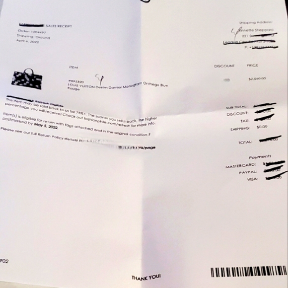 ❗️SOLD❗️2×🎉HP🎉Louis Vuitton Denim Damier Monogram Blue Rouge Onthego GM - Picture 15 of 16